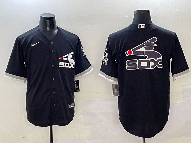 Men Chicago White Sox Blank Black Game Fashion 2025 Nike MLB Jersey style 5